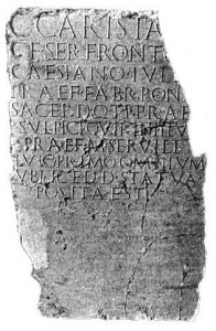 居里扭 Publius Sulpicius Quirinius 石碑 duumvir