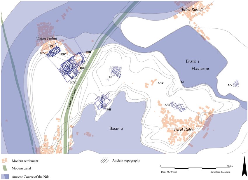 蘭塞 Ramses (城市), 摩西早年旅程